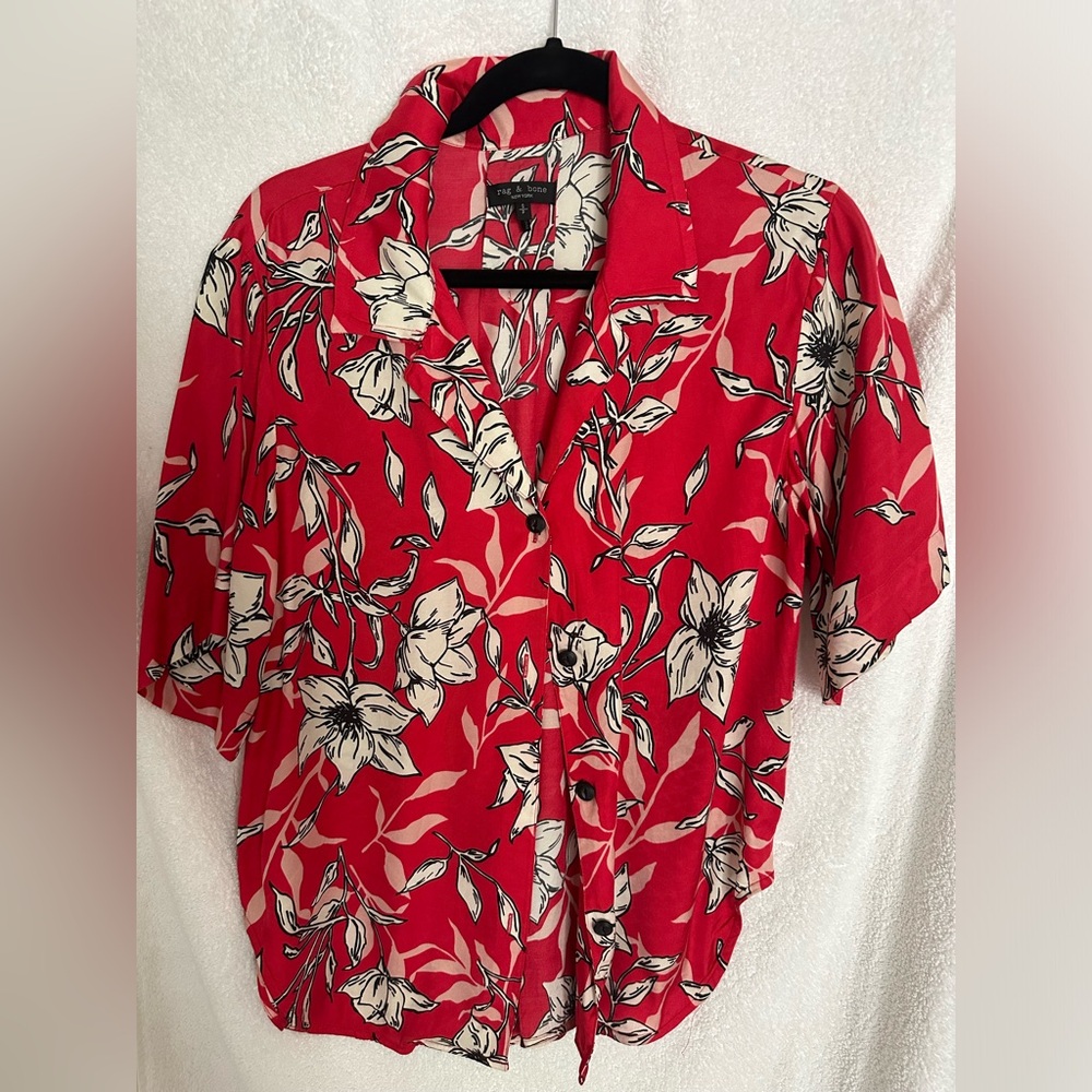 Rag & Bone Cool summer bottom down shirt